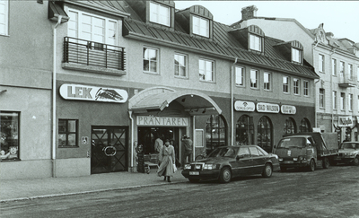 Entrén till varuhuset Präntaren i Strängnäs.