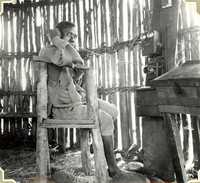 Post-, telegraf och telefonstation i Ginnir, Etiopien 1930