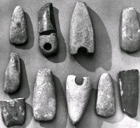 Stenåldersfynd från Årdala, 1950-tal