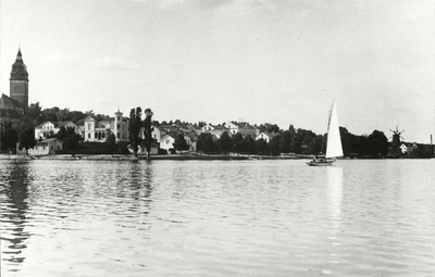 Strängnäs, norra strandsidan före brobygget