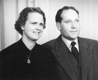 Lars och Valborg Dahl år 1952