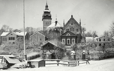 Vinterbild från Ångbåtsbron i Strängnäs