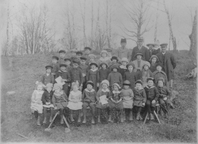 Söndagsskola vid Björksund år 1921