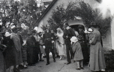 Bröllop på Björksund år 1929