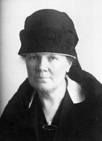Passfoto, Maria Ahlstrand (1878-1965) år 1928