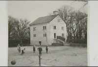 Sockenstugan vid Stora Malms kyrka år 1950