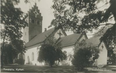 Vykort, Torshälla kyrka