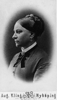 Fru Amalia Hellström, ca 1870-tal