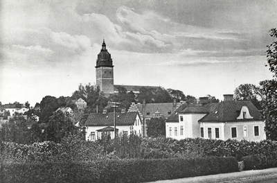 Utsikt från Höjdgatan i Strängnäs åt nordost