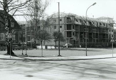 S:t Göran 8 i Strängnäs under byggnad.