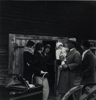 Familjen Ljungwald vid  Ellersta år  1936