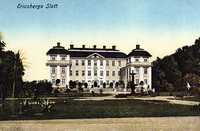Färglagt vykort, Eriksbergs slott, tidigt 1900-tal