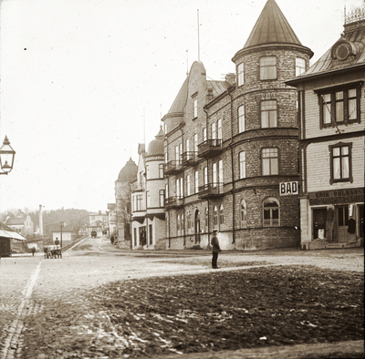 Gatuparti med badhus i Gnesta