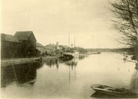 Skeppsbron i Nyköping, cirka 1910