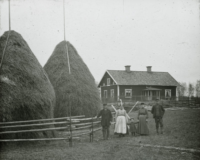 Halmdöser vid Ramtorp i Taxinge socken, 1900