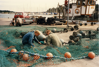 Fiskehamnen i Oxelösund, 1987