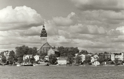 Strängnäs, fotografi från Sundby brygga