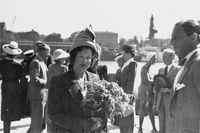 Sjösättning i Göteborg 12 juli 1945 av A-B Disas M.S. ”Yvonne”