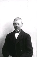 Karl Johansson, foto i maj år 1900