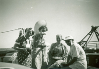 Elisabeth Indebetou i Marocko år 1954