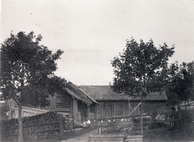 Ladugård på Berga, Floda ca 1910