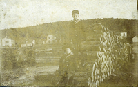 Syskonen Gwendolen (Glett) och Georg (Görgen) Fleetwood, 1890-tal