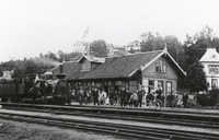 Gnesta järnvägsstation 1895