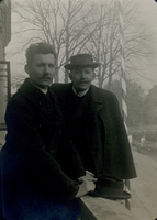 Foto av Emil och Bernhard Österman i Zürich 1897