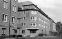 Hyreshus på Östra Kvarngatan, Nyköping, 1992