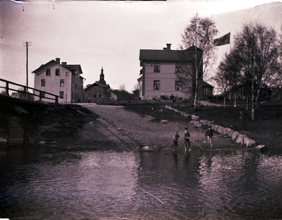 Fiskepojkar, Vingåker, tidigt 1900-tal
