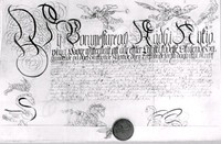 Brev i Nyköpings rådhusarkiv 1679 angående köp