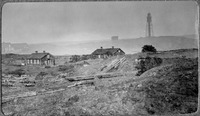 Häradsskärs fyrplats, Gryts socken, Östergötland, tidigt 1900-tal