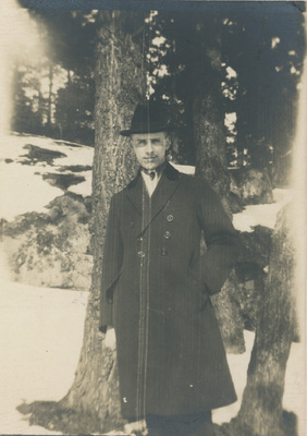 Einar Höglund i skogen