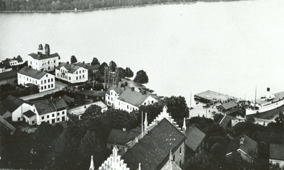 Utsikt från domkyrkotornet i Strängnäs.