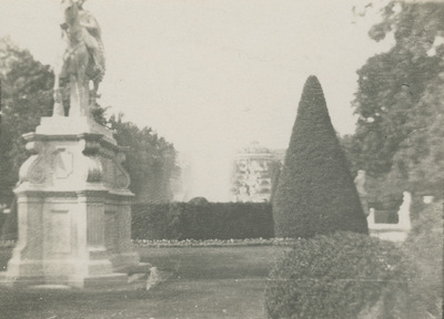 Staty av Frederick den store i Sanssouci Park, Potsdam Tyskland