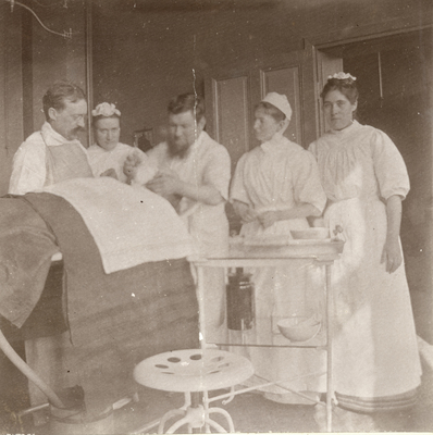 Ingrepp på Nyköpings hospital, tidigt 1900-tal