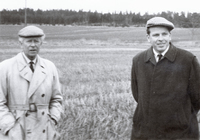 Carl Göran och Nils Mörner år 1965