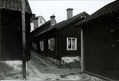 Grassagården i Strängnäs, västra bostadslängans hörn