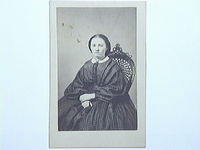 Husföreståndarinnan Sanna Roman. Foto 1860-tal Bror till landsfiskal C.G Roman