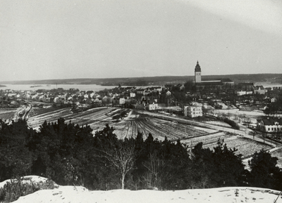 Utsikt från Långberget över Strängnäs.