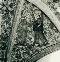 Valvmålning i Vrena kyrka 1962