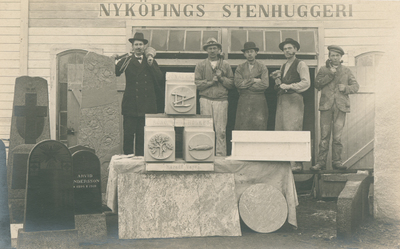 Nyköpings stenhuggeri år 1918