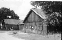 Förrådsbyggnad på Sundby sjukhusområde, Strängnäs 1986