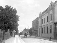 Västra Storgatan i Nyköping, 1904