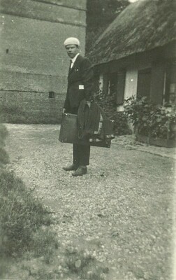 Harry Berger på resa i England, 1920/30-tal