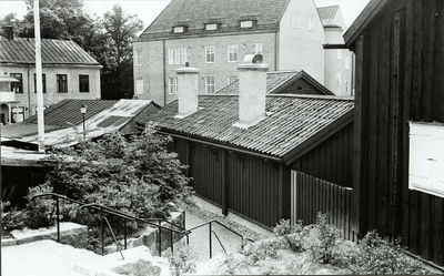 Grassagårdens baksida i Strängnäs