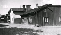 Hörnet Östra Kvarngatan och Skjutsaregatan i Nyköping, tidigt 1900-tal