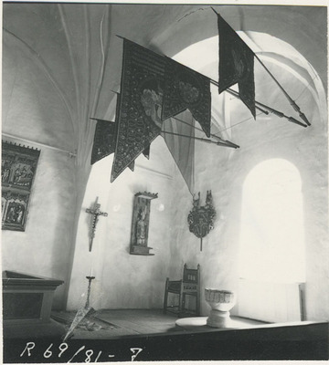 Interiör i Aspö kyrka
