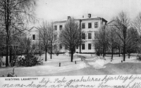 Vykort, Nyköpings lasarett, tidigt 1900-tal
