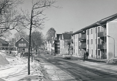 Nygatan i Strängnäs vid kv. Åkern med Nygatan 31.